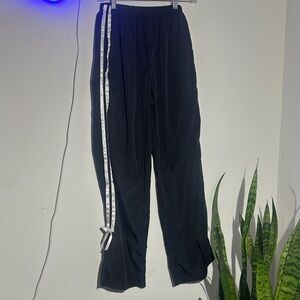 Wild Fable Black Joggers with Silver Accent